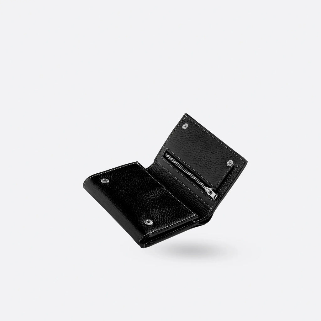 Portefeuille compact en cuir