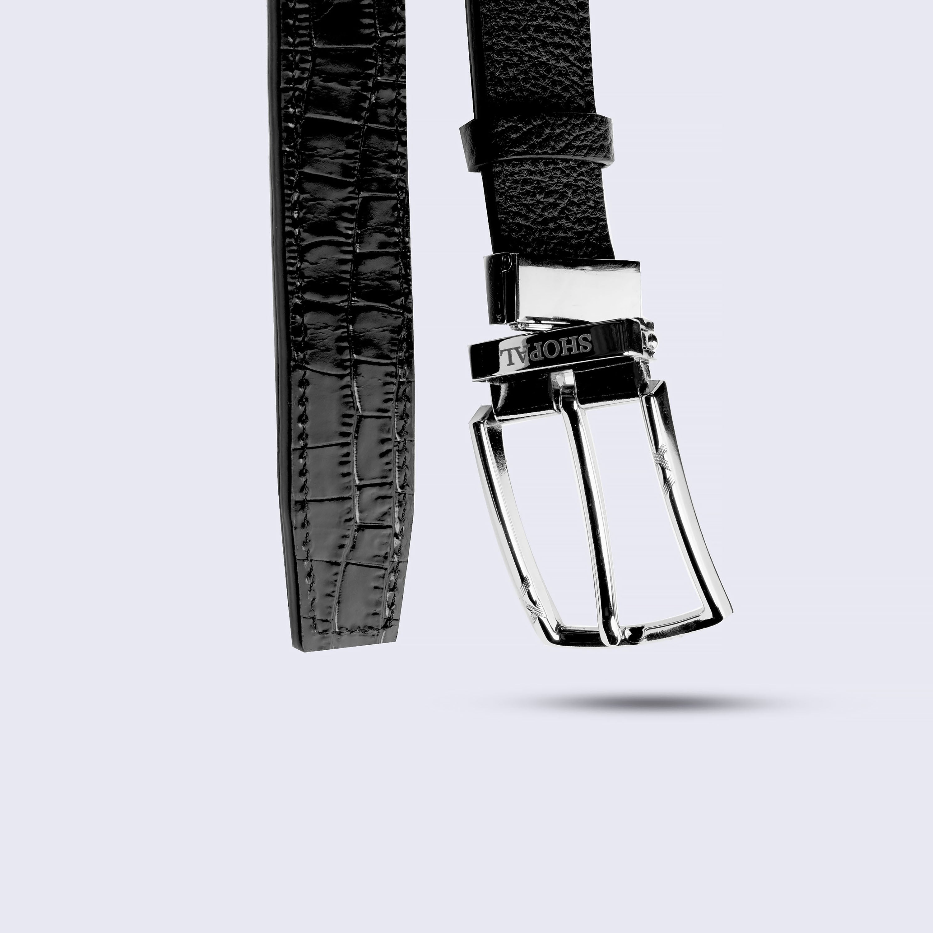 Ceinture en cuir homme Noir