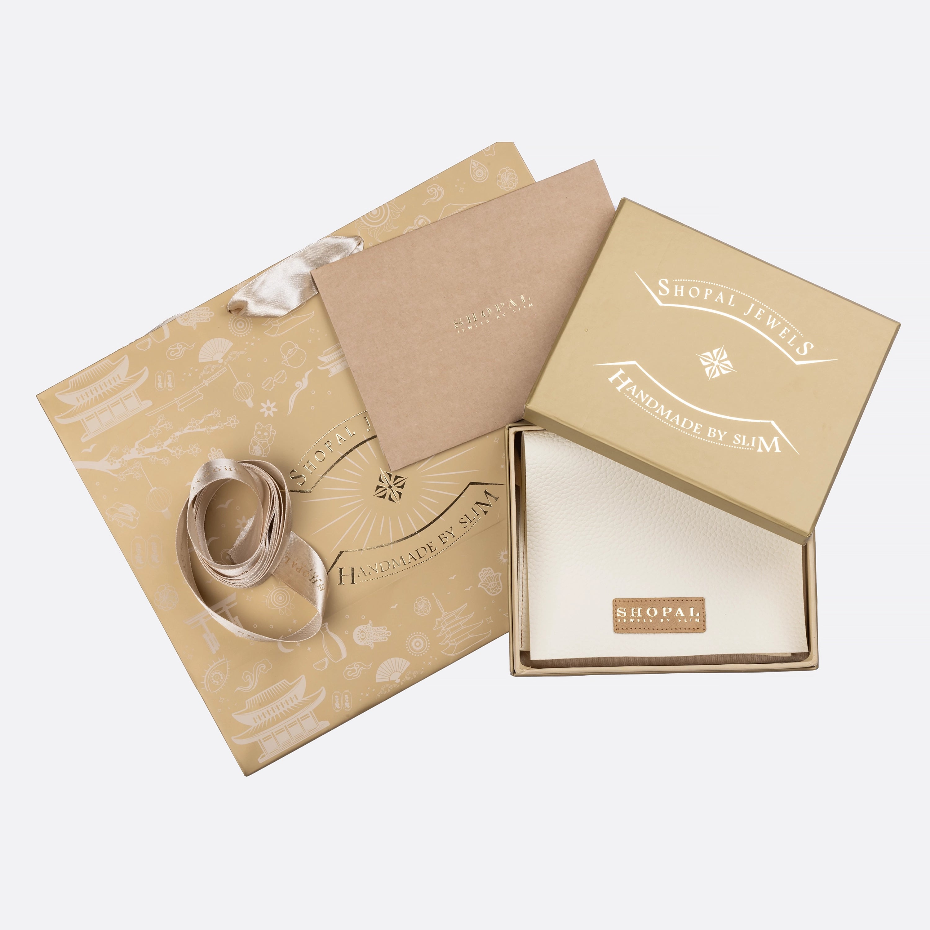 Portefeuille compact en cuir