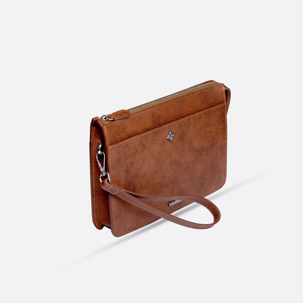 Sac compact en cuir